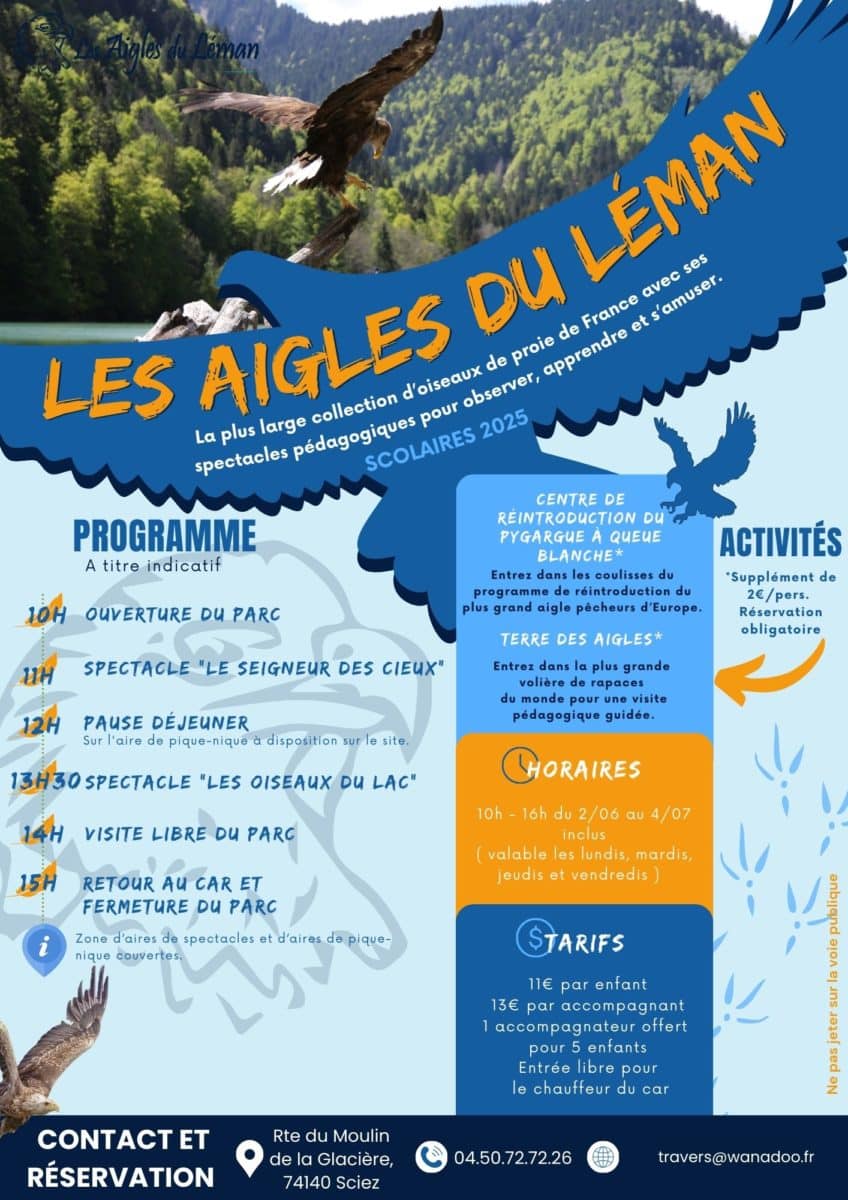 Les Aigles du Léman: Scolaire 2025